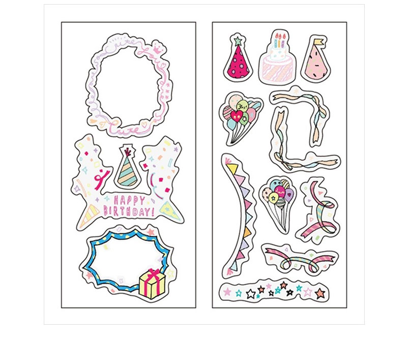 デコレーションステッカー/デコラ(アニバーサリー) 