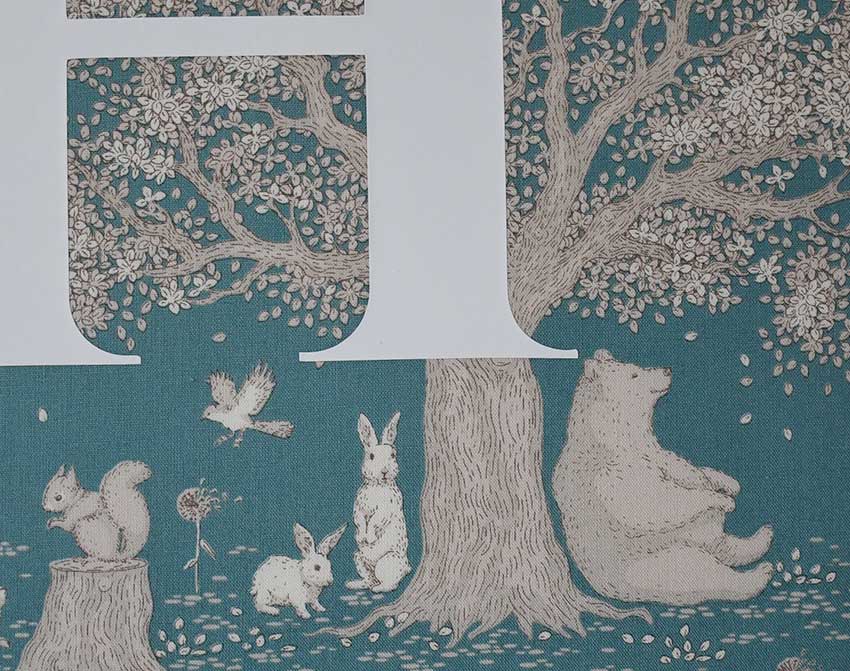 イニシャルフレーム - Woodland (ウッドランド) -