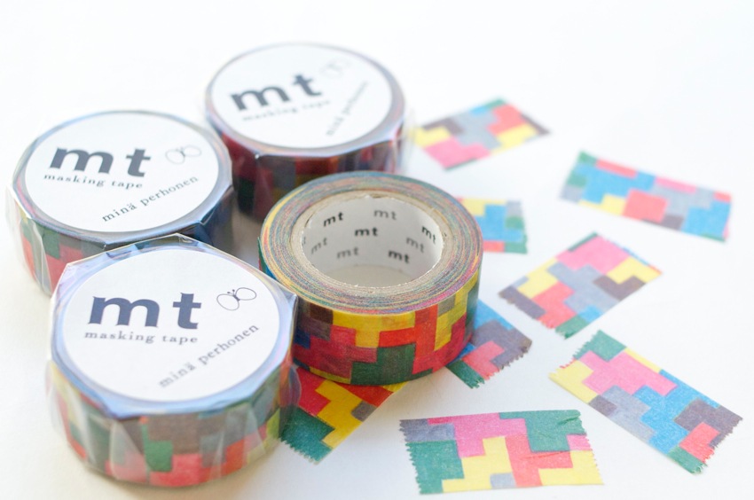 ミナ・ペルホネン のマステ 　puzzle　 サイズ：幅20mm×長さ10m