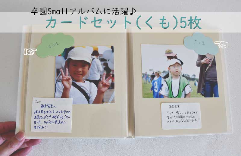 カードセット(くも)5枚