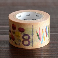 mtのマステ  ex 数  サイズ：幅30mm×長さ10m