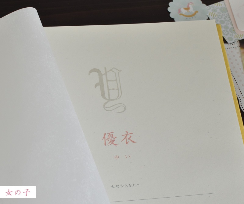 - 名入れ台紙　for リネン -