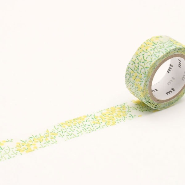mtのマステ  菜の花  サイズ：幅15mm×長さ3m