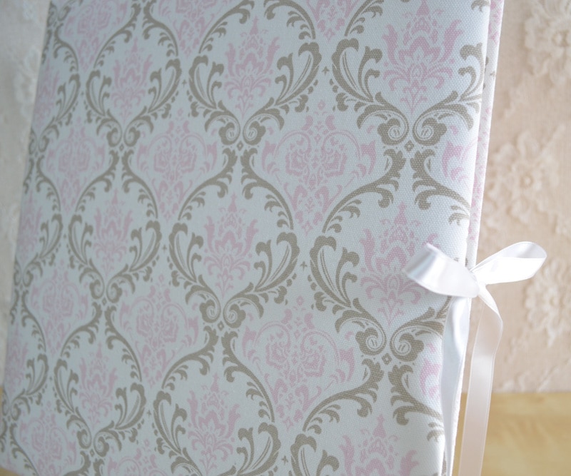 Damask Pink and Brown　(ダマスク） ベビーアルバムLサイズ