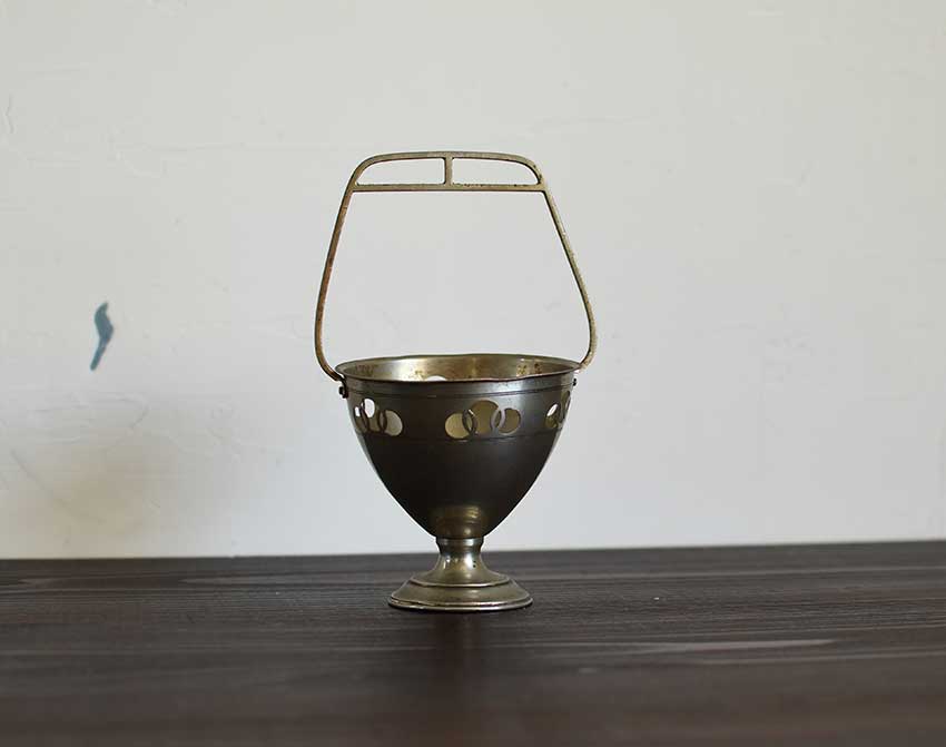 フラワーベース(ハンドル付きポット)