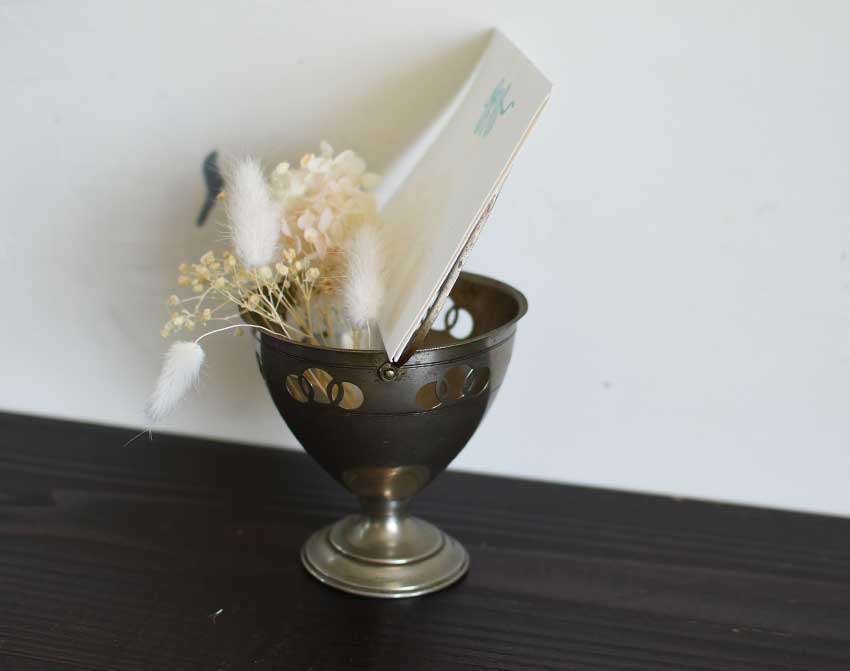 フラワーベース(ハンドル付きポット)