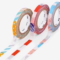 mt のマステ  slim6㎜ deco G  サイズ：幅6mm×7m　3巻