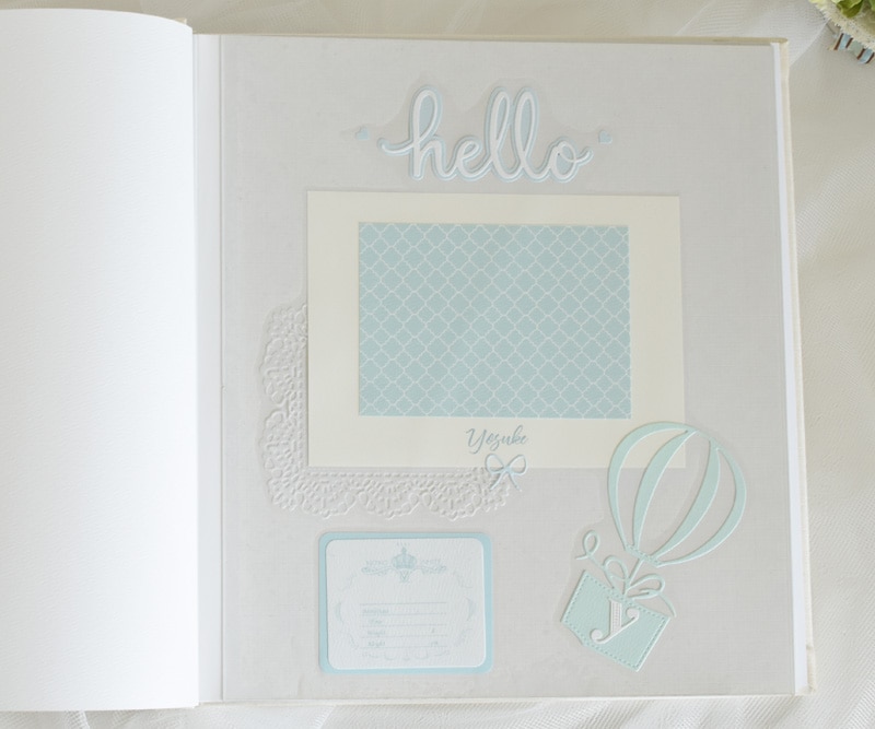 ファーストページ ブルー MonoWhite オリジナル 