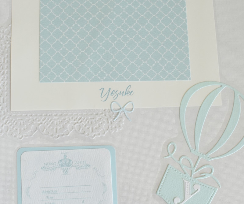 ファーストページ ブルー MonoWhite オリジナル 