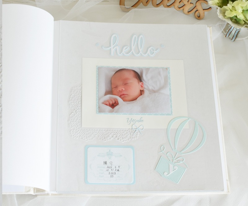 ファーストページ ブルー MonoWhite オリジナル 