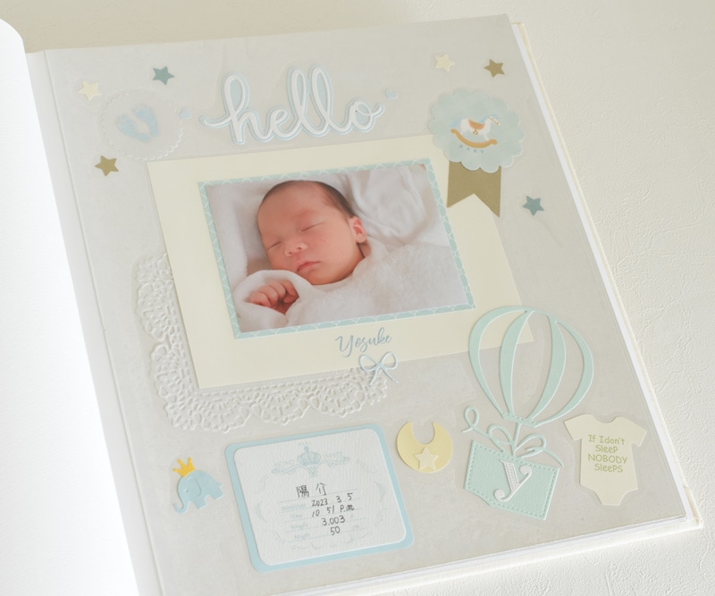 ファーストページ ブルー MonoWhite オリジナル 