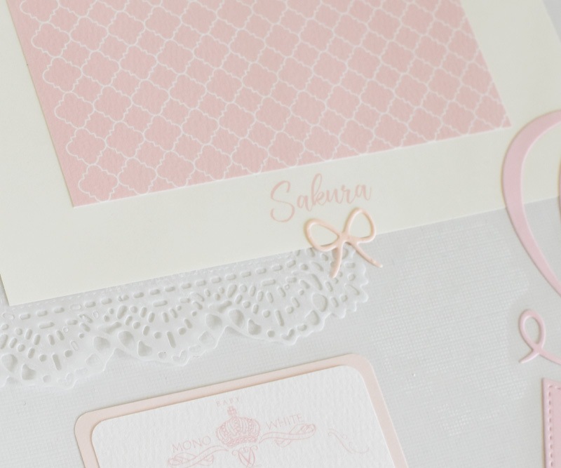 ファーストページ　ピンク　MonoWhite オリジナル 