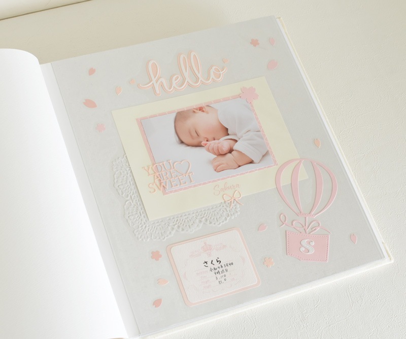 ファーストページ　ピンク　MonoWhite オリジナル 