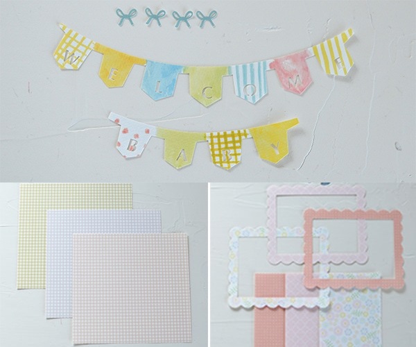 手作りアルバムデコレーションセットBaby (女の子)