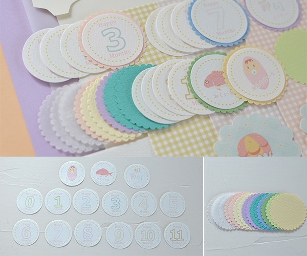 手作りアルバムデコレーションセットBaby (女の子)