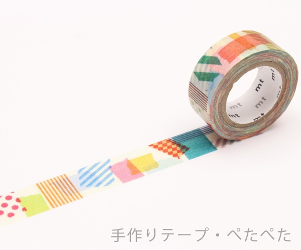 mt　(手作りテープ・ぺたぺた)　サイズ：幅15mm×長さ7m