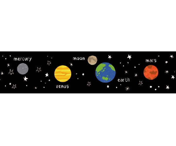 mt　(宇宙テープ・惑星)　サイズ：幅15mm×長さ7m