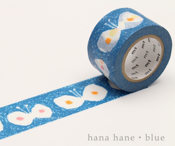ミナ・ペルホネン ハナハナブルー (hana hana・blue) サイズ:幅30mm×長さ10m