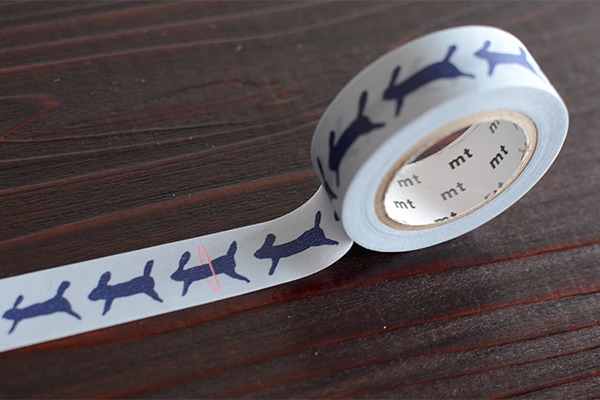 ミナ・ペルホネン　(run run run)  サイズ：幅15mm×長さ10m