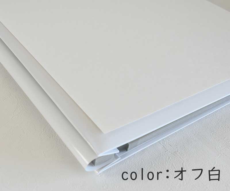 シンプルな白のアルバム Lサイズ