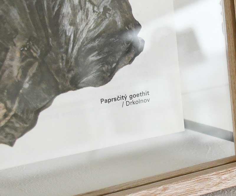 フォトフレーム鉱物図鑑・針鉄鉱 -No.112-