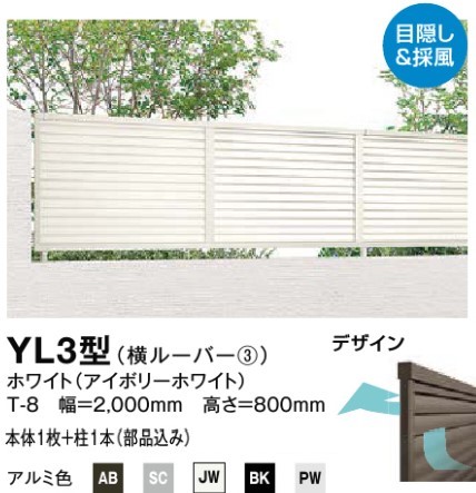 LIXIL フェンスAB YL3型 | フェンス | K