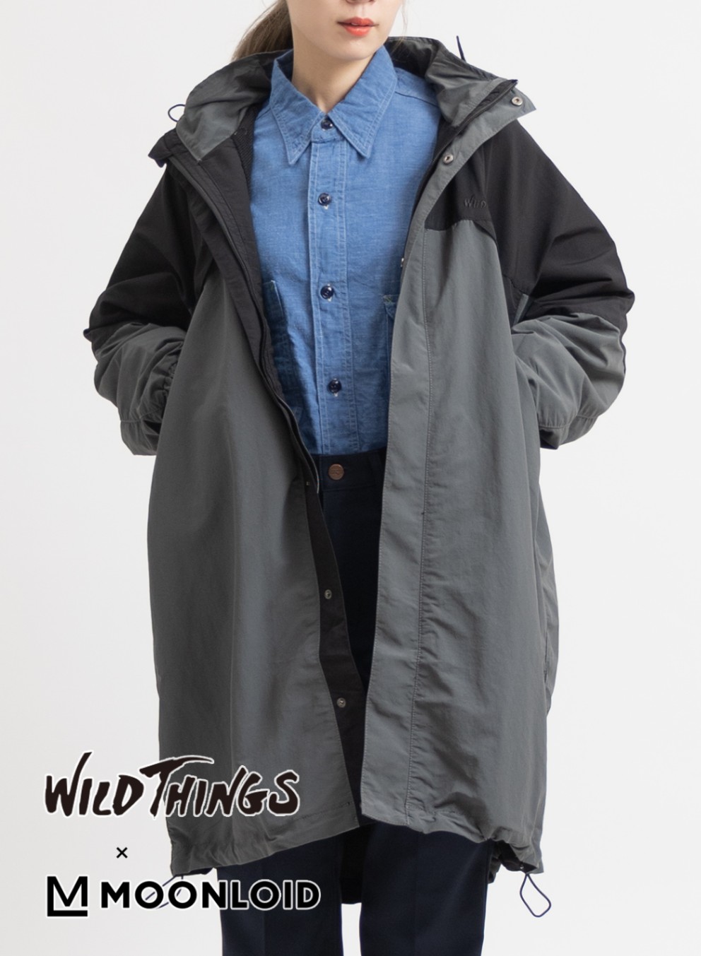 90s WILD THINGS スパイダーウェブ アノラックパーカー 90s WILD THINGS スパイダーウェブ アノラックパーカー L 黒
