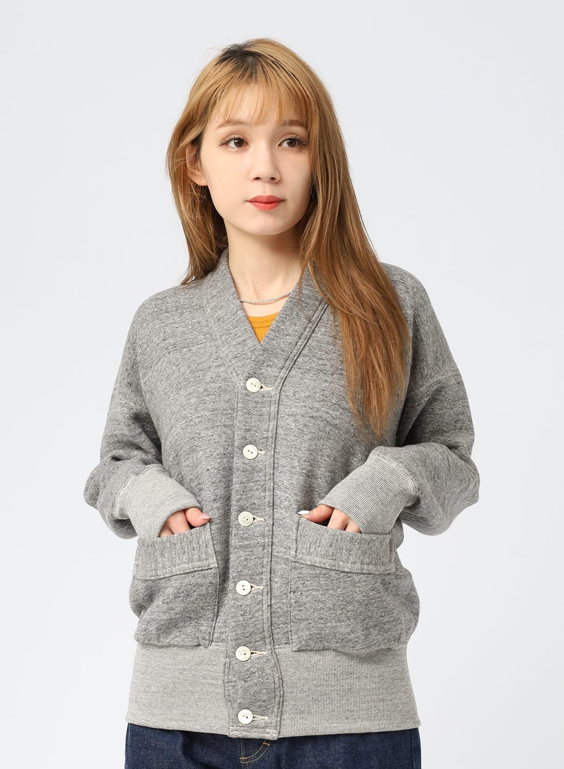 ムーンロイド　カーディガン KEPANI×MOONLOID（ケパニ×ムーンロイド）ZIP UP CARDIGAN