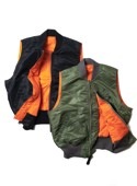 ALPHA INDUSTRIES アルファ インダストリーズ MA-1ベスト MA-1 ベスト|A|ブランドリスト