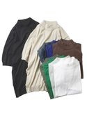 【日本別注】【正規品】 JOHN SMEDLEY ジョンスメドレー S4627 ユニセックス 30G 半袖モックネックニット メンズ  レディース 30ゲージ 半袖 モックネック ニット シーアイラン