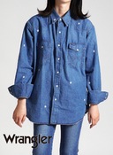 Wrangler ラングラー US ORIGINALS/127MW デニムシャツ デニム シャツ ウエスタンシャツ 花柄 刺繍 EMBROIDERY USED|U,V,W,X,Y,Z|ブランドリスト