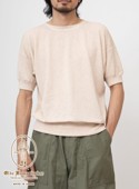 Olde Homesteader オールドホームステッダー エクストラ コットン ジャージー クルーネック ショートスリーブ 半袖 ニット ニットソー サマーニット メンズ レディース ユニセックス 