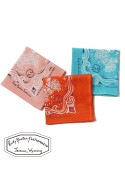 メール便対応 Rocky Mountain Featherbed BANDANA ZODIAC SIGNS ロッキーマウンテン フェザーベッド バンダナ スカーフ コットン 耳付き 星座 ゾディアック
