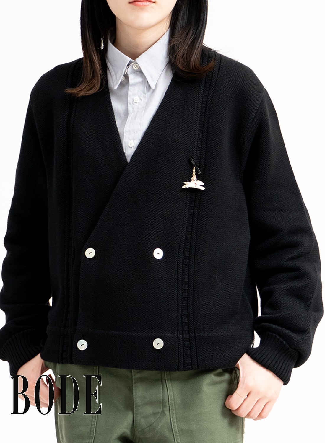 ムーンロイド　カーディガン KEPANI×MOONLOID（ケパニ×ムーンロイド）ZIP UP CARDIGAN