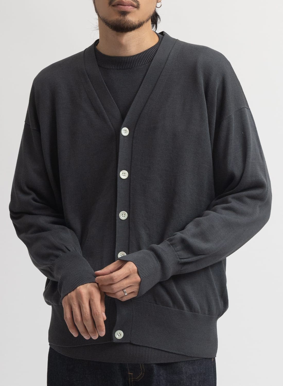 ムーンロイド　カーディガン KEPANI×MOONLOID（ケパニ×ムーンロイド）ZIP UP CARDIGAN