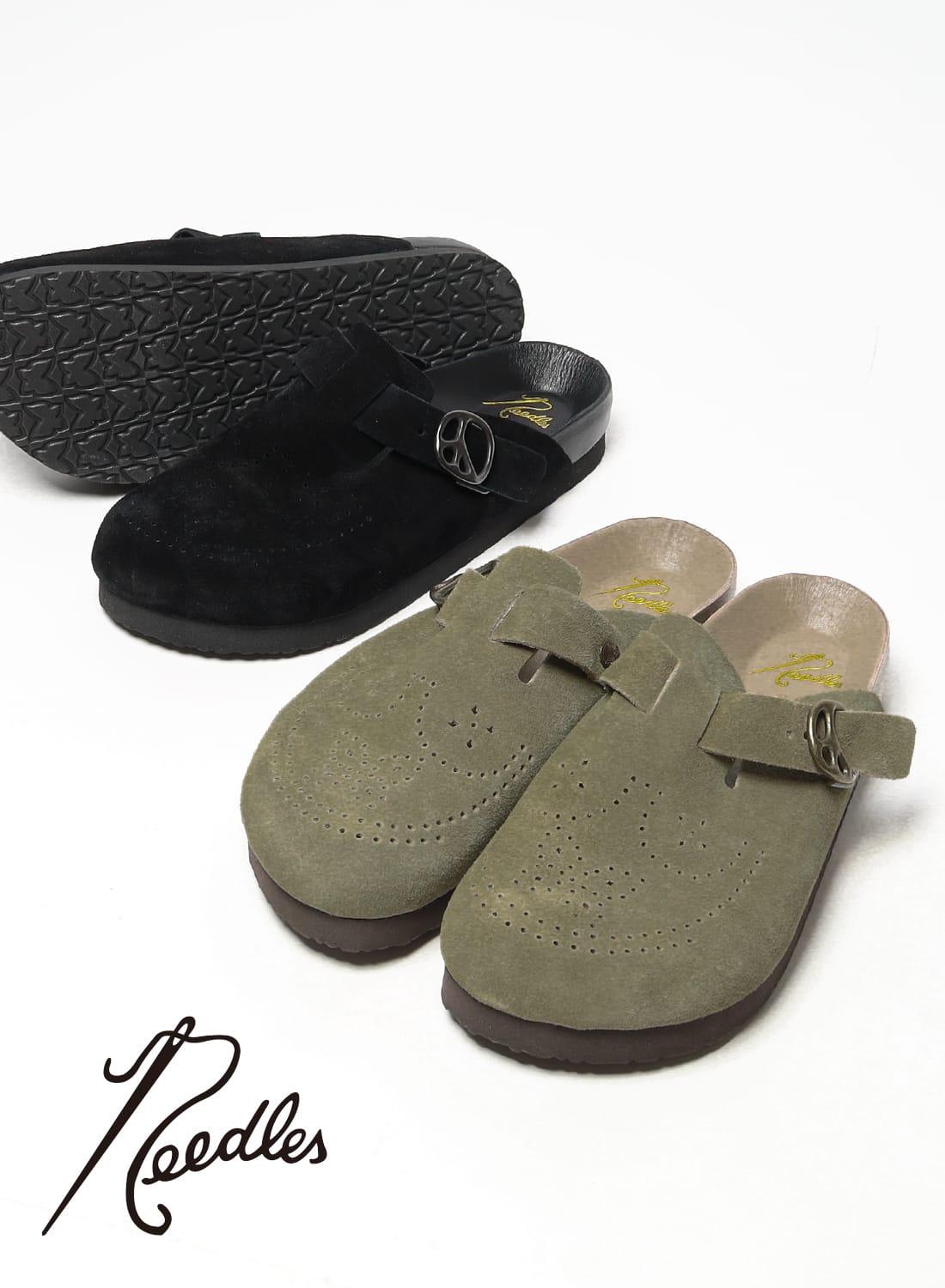 NEEDLES(ニードルズ)Clog Sandal - Suede Lthr(クロッグサンダル 