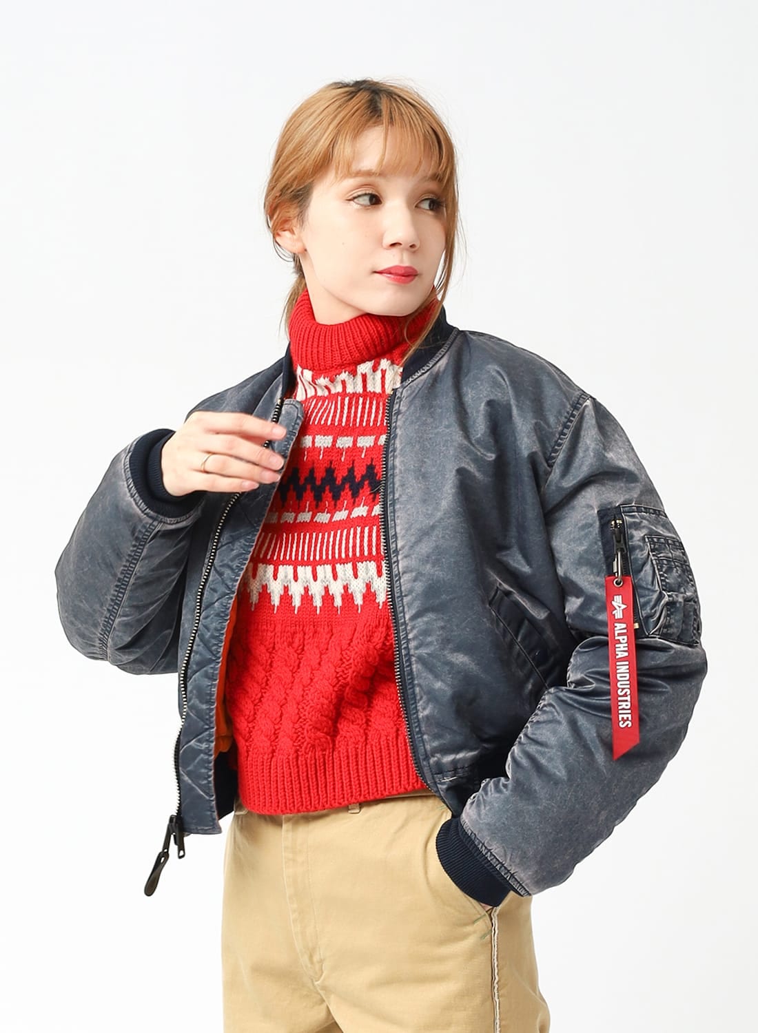 Alpha Industries Down Insulated MA-1 Flight Jacket | Nordstrom