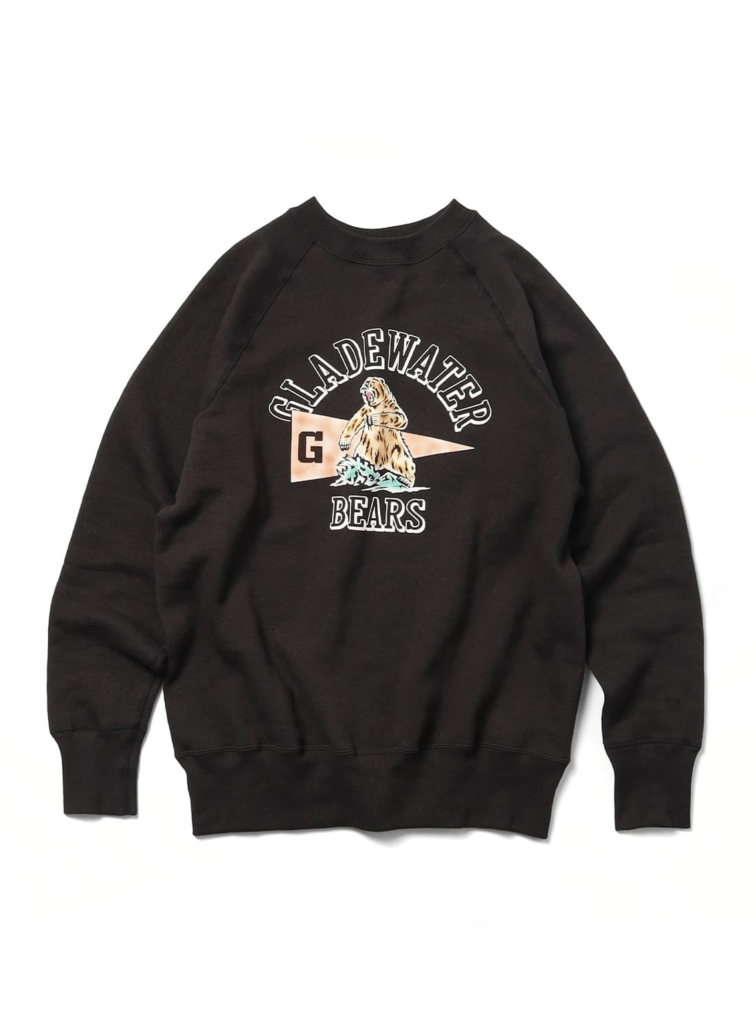 warehouse bodies ラグランスウェットブルドッグ赤42ヴィンテージ