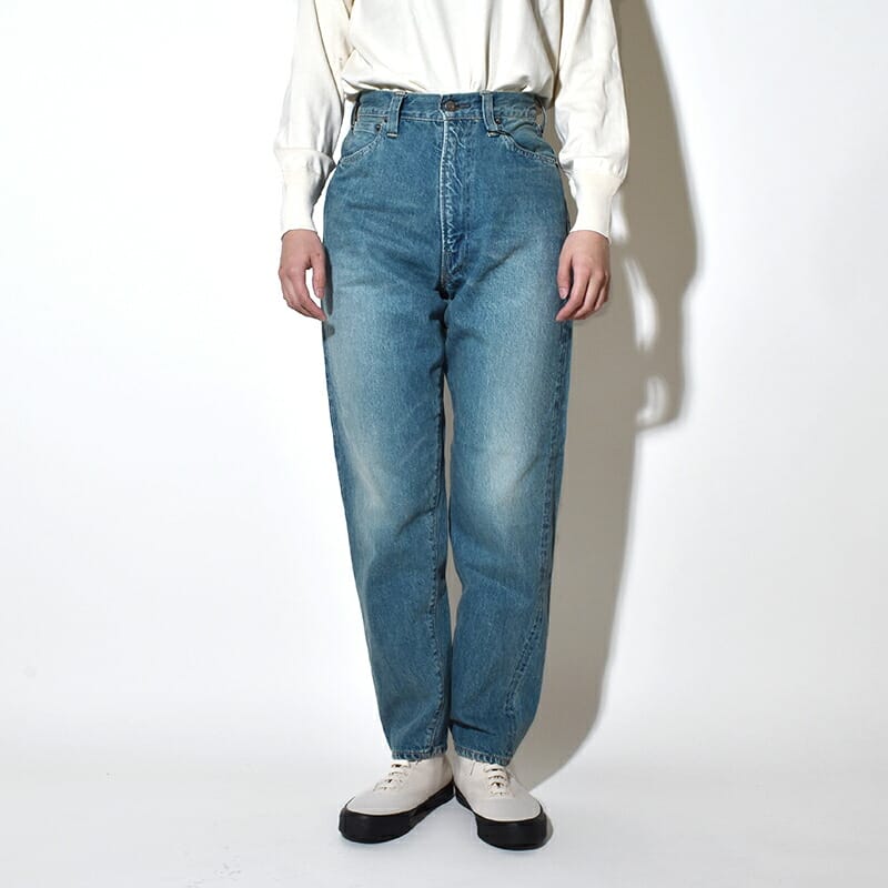 LENO リノ ヴィンテージ ハイウエスト テーパードジーンズ デニム 01 LENO(リノ)ハイウエスト テーパードジーンズ“LUCY” leno-j006fbk