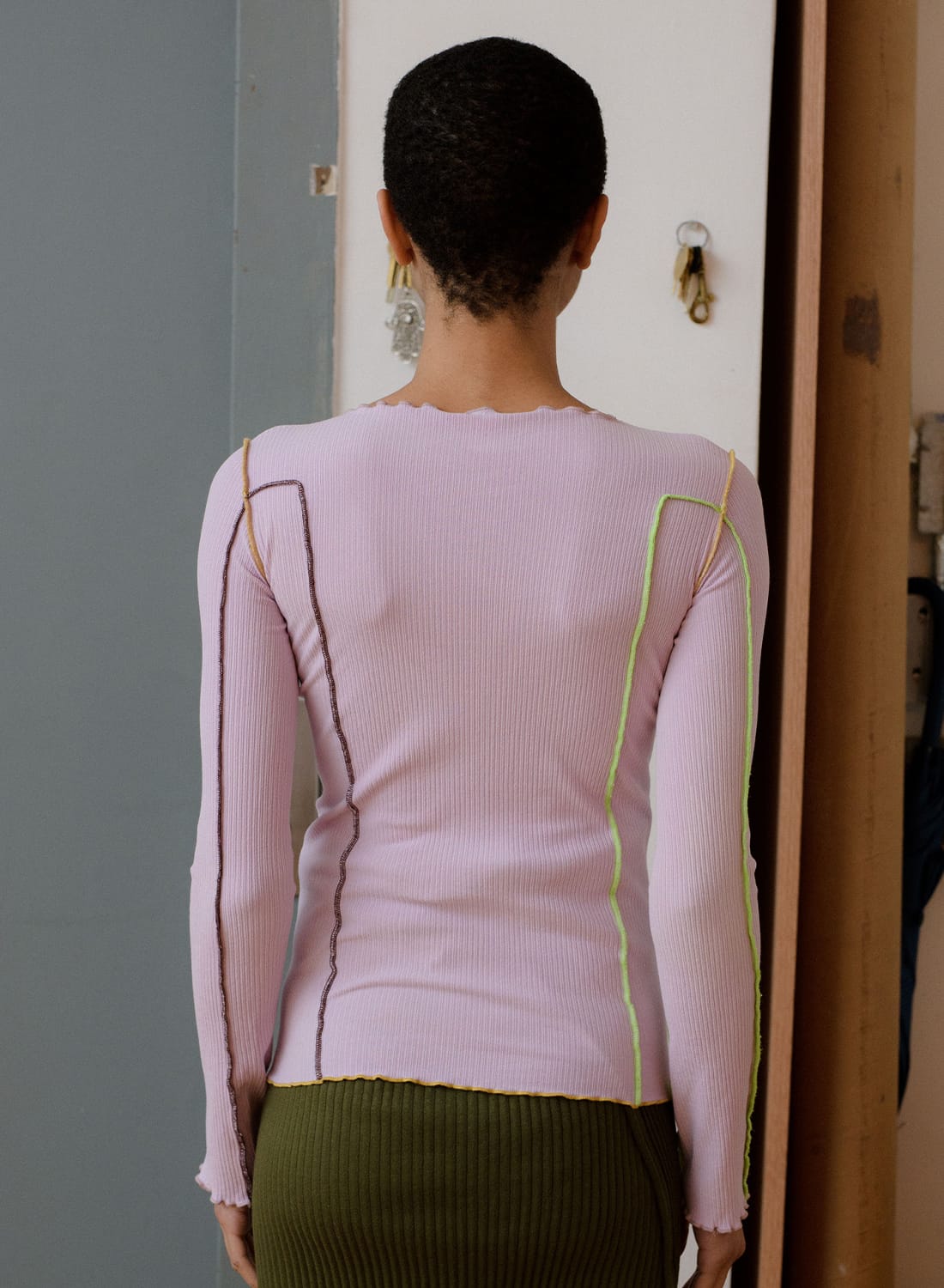 Baserange ベースレンジ OMATO LONG SLEEVE COTTON RIB オマト Baserange ベースレンジ OMATO LONG SLEEVE COTTON RIB オマト