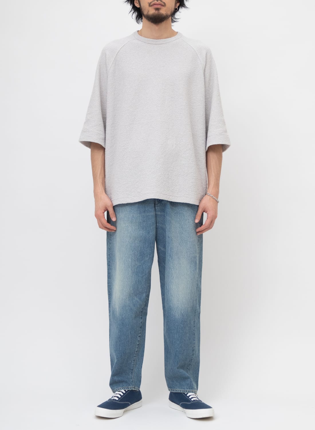 Walenode(ウェルノード)Paper boucle Raglan sleeve T(ペーパー 