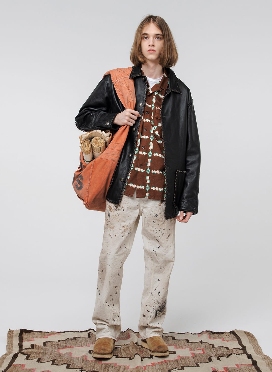 パンツ BOWWOW PAINTER'S PAINT STAINED PAINTER BOW WOW（バウワウ）PAINTER'S PAINT STAINED PAINTER PANTS