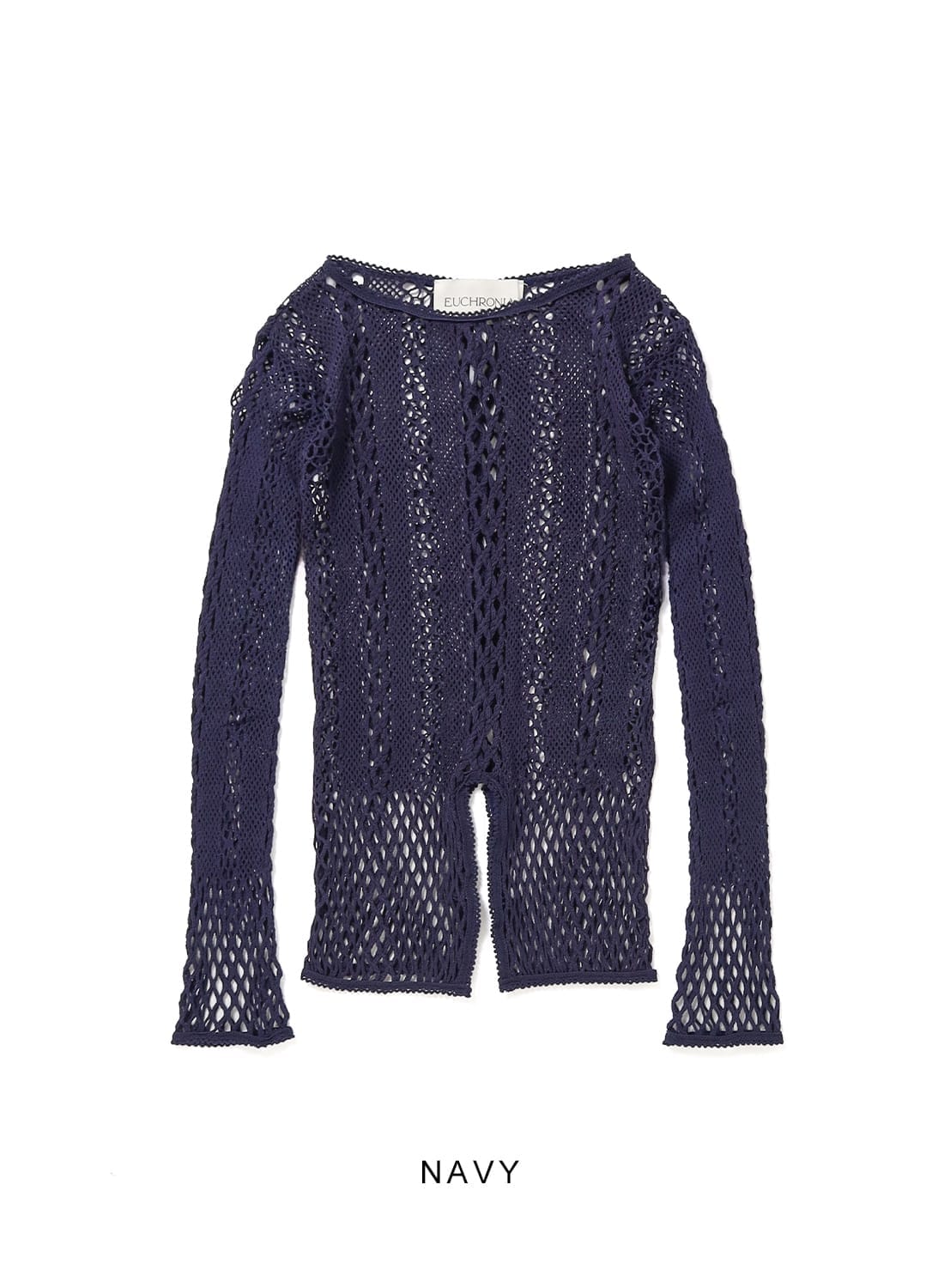 EUCHRONIA（ユークロニア）Stretch lace long sleeve tee（ストレッチ