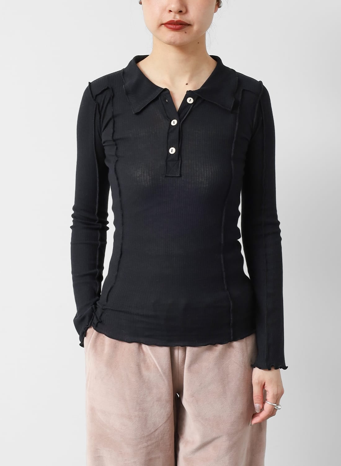 Baserange（ベースレンジ）OMATO POLO LONG SLEEVE TEE（オマトポロ