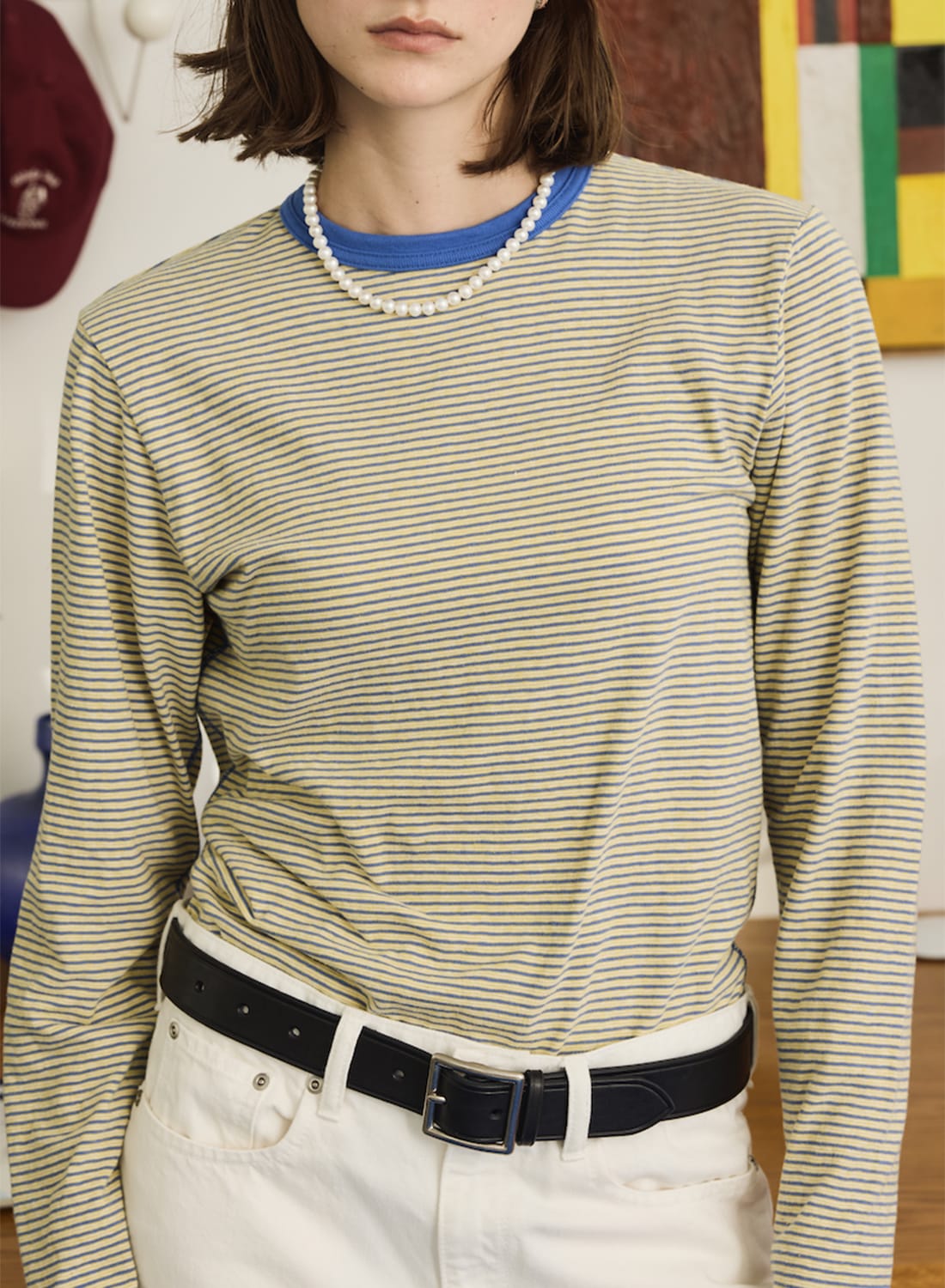 Oblada(オブラダ)/MULTI BORDER LONG TEE(マルチボーダーロングT)/2026