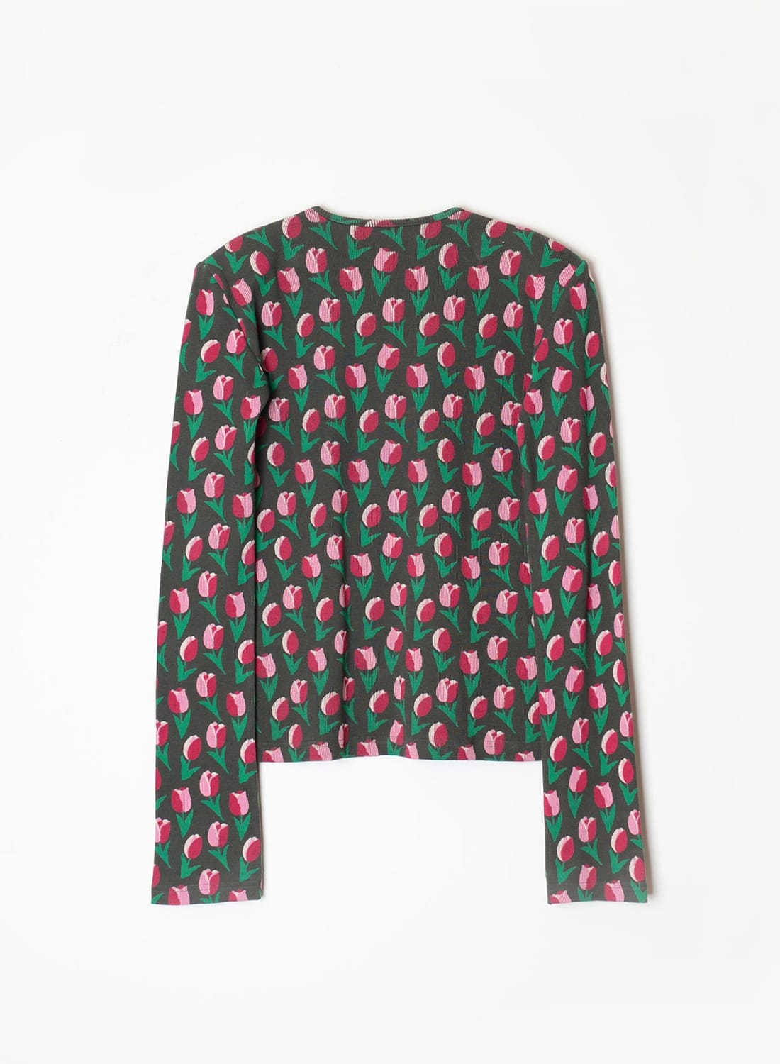 HOLIDAY（ホリデイ）SUPER RIB PADDED SHOULDER CREW-NECK L/S TOPS
