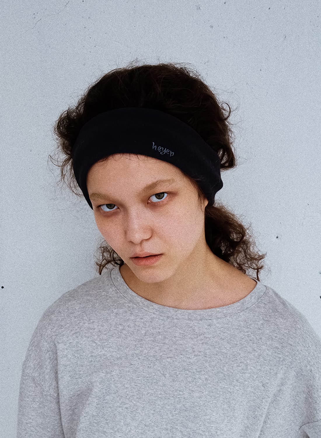 heyep(ヘイップ)/Knit Logo Hairband(ニットロゴヘアバンド)/ヘア