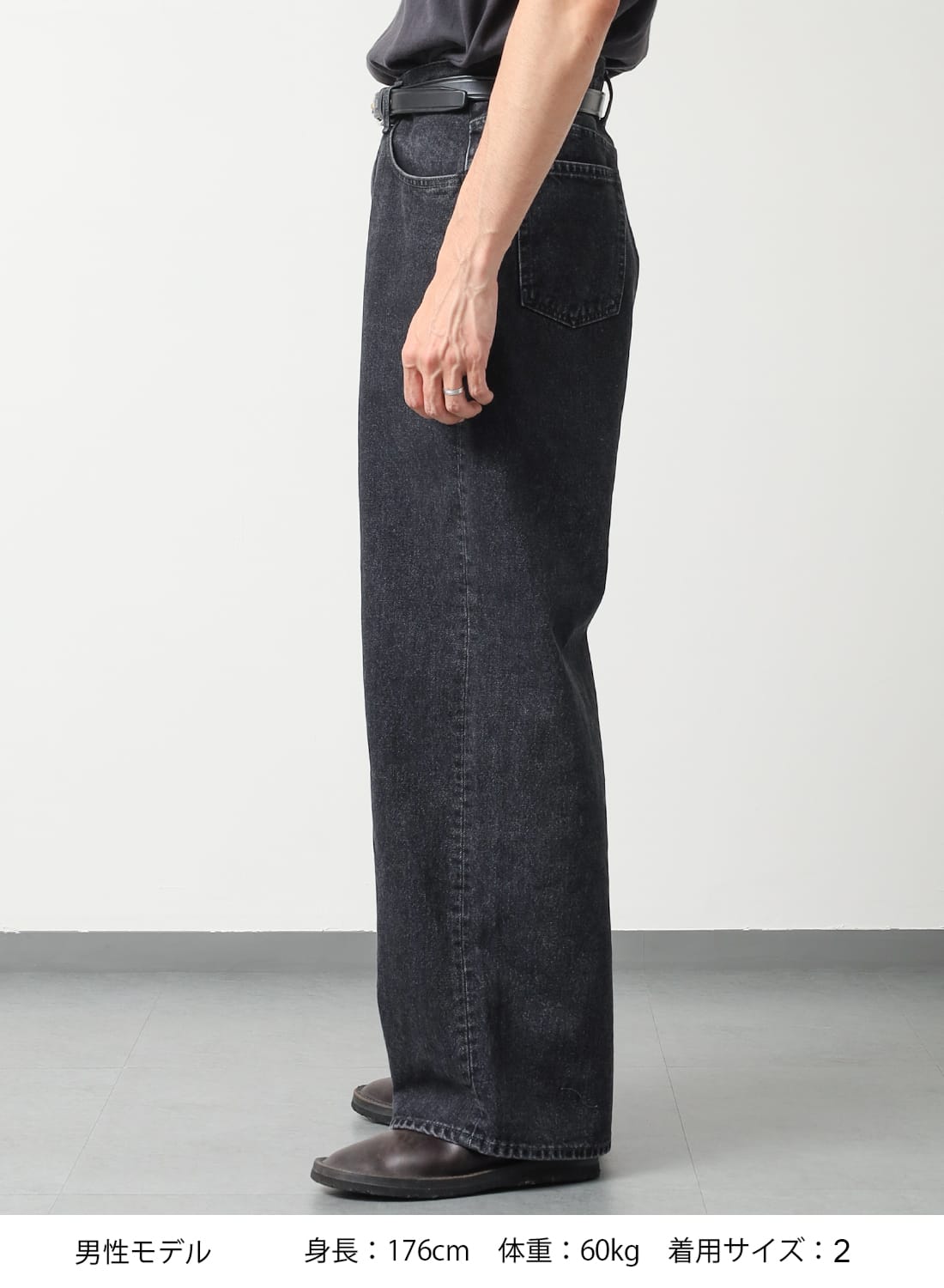 nakedgauge（ネイキッドゲージ）BLACK DENIM FD ASHLEY JEANS