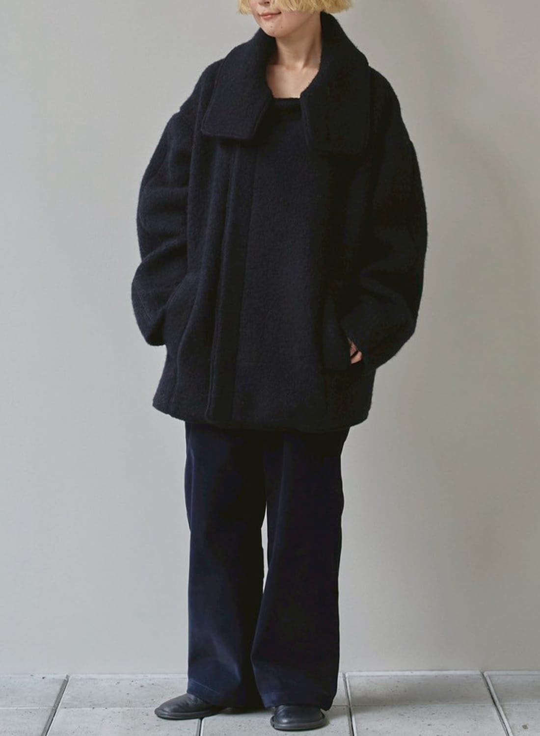 TODAYFUL(トゥデイフル)/Standcollar Boucle Jacket(スタンドカラー