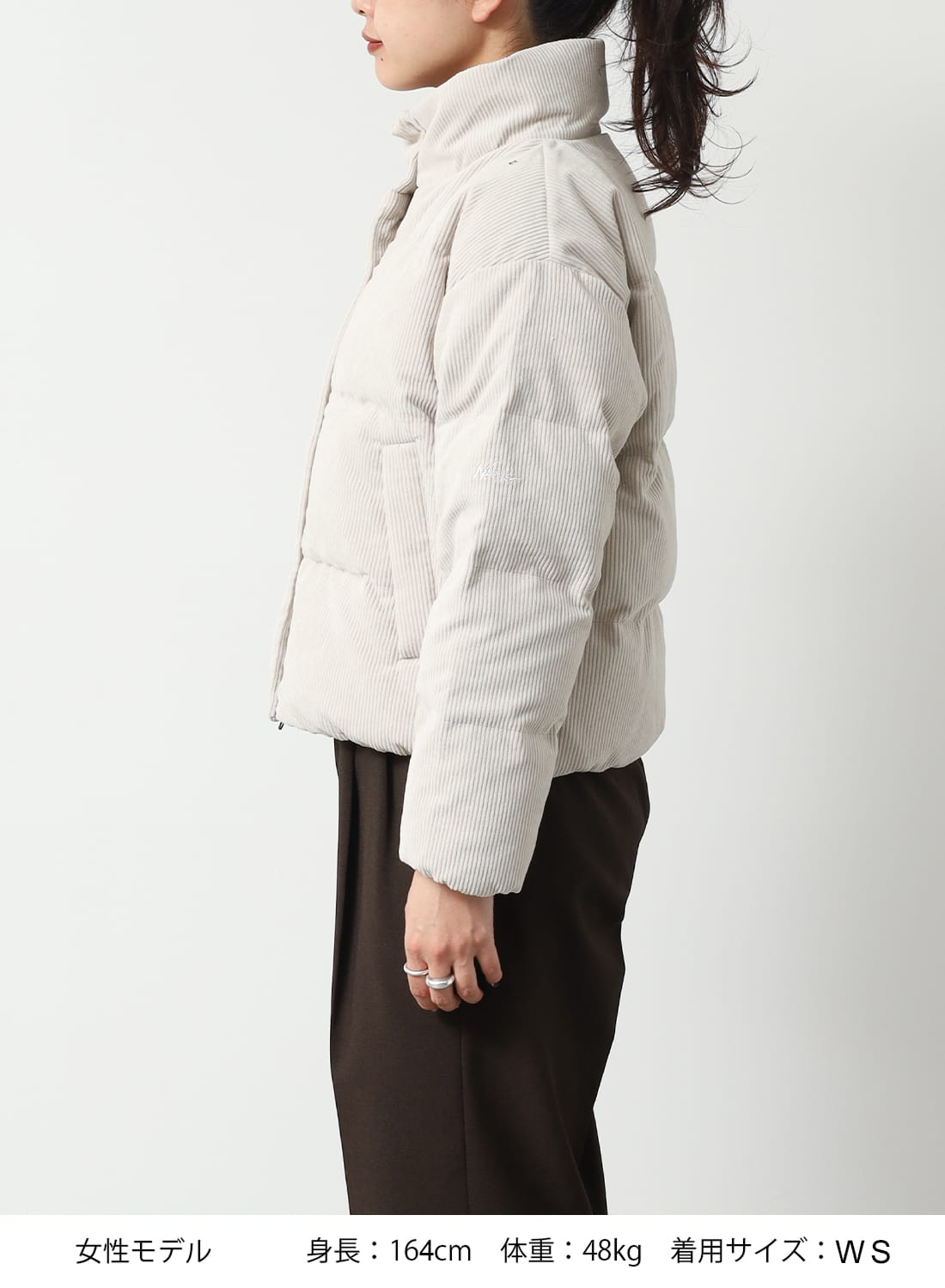 NANGA(ナンガ) CORDUROY SHORT DOWN JACKET W(コーデュロイショート 
